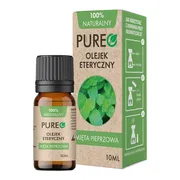 Pureo, naturalny olejek eteryczny, Mięta pieprzowa, 10 ml