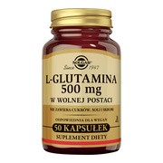 Solgar L-Glutamina, 500 mg, kapsułki, 50 szt.