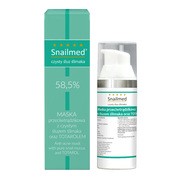 Snailmed, przeciwtrądzikowa maska z naturalnym śluzem ślimaka, totarolem oraz witaminami E i C, 30 ml