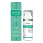Snailmed, przeciwtrądzikowa maska z naturalnym śluzem ślimaka, totarolem oraz witaminami E i C, 30 ml