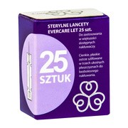 Evercare Let, lancety, sterylne, 25 szt.