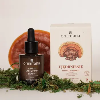 Orientana, serum ujędrniające na noc, reishi i 0,5% retinol H10, 30 ml