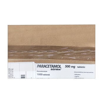Paracetamol Biofarm, 500 mg, tabletki, 1000 szt.