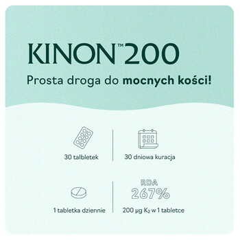 Kinon 200, tabletki, 30 szt.