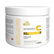 Slavito Witamina C Kompleks, proszek, smak pomarańczy i aronii, 500 g