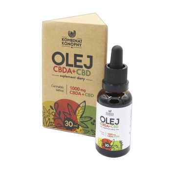 Kombinat Konopny Olej CBDA + CBD, krople, 30 ml