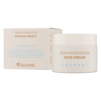 Nacomi Coconut Deep hydration, krem do twarzy, 40 ml