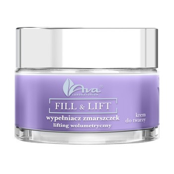 Ava Fill & Lift, krem do twarzy wypełniacz zmarszczek, 50 ml