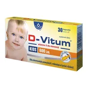 D-Vitum Kids 600 j.m., kapsułki twist-off, 30 szt.