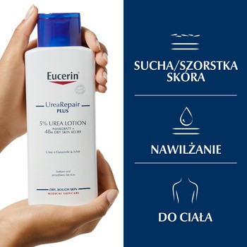 Eucerin Urea Repair Plus, emulsja do ciała z 5% mocznikiem, do skóry suchej i szorstkiej, 250 ml