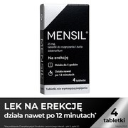 Mensil, 25 mg, tabletki do rozgryzania, żucia, 4 szt.