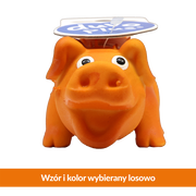 Duvoplus Świnka piszcząca, lateksowa zabawka dla psa, 10 cm, 1 szt.