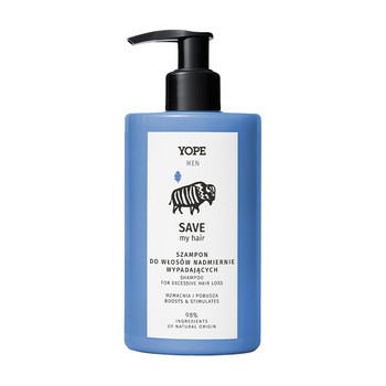 Yope Men Save My Hair, szampon do włosów wypadających, 300 ml