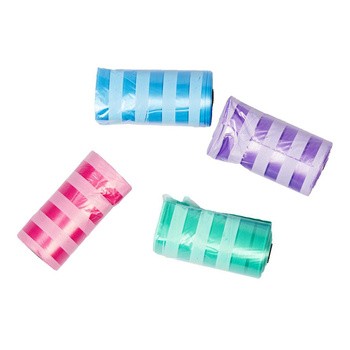 Duvoplus Poo Bags, woreczki na psie odchody, paski, 4 x 20 szt.