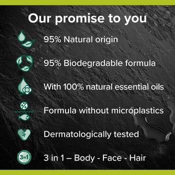 Palmolive Men Energising, żel pod prysznic 3w1, 500 ml