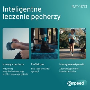 Compeed Plastry na pęcherze, wąskie, 6 szt.