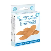 Testeo, plastry medyczne, wodoodporne, 12 szt.