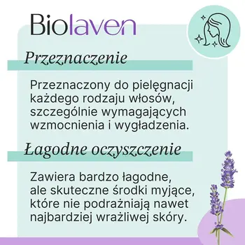 Biolaven, szampon do włosów, 300 ml