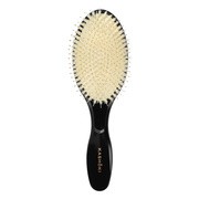 Kashoki Smooth White Detangler XL, duża szczotka z białym włosiem dzika, owalna, 1 szt.