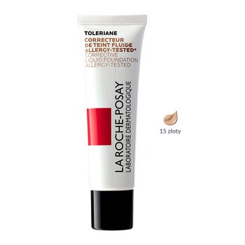 La Roche-Posay Toleriane Teint, kojący podkład korygujący, SPF 25, 15 złoty, 30 ml