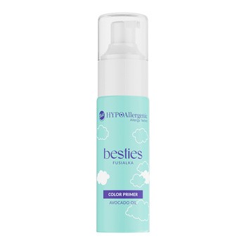 Bell Hypoallergenic x Besties Color Primer, nawilżająca baza pod makijaż wyrównująca koloryt skóry, 01 Bright Sunshine, 30 g