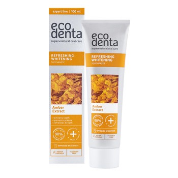 Ecodenta, odświeżająca pasta do zębów z ekstraktem z bursztynu, 100 ml