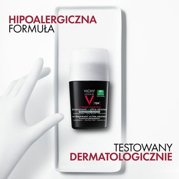 Vichy Homme, antyperspirant 72h, roll-on, 50 ml