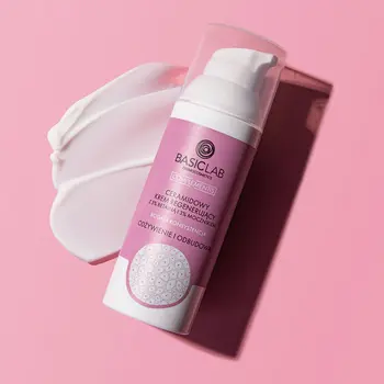 BasicLab Compelmentis, ceramidowy krem regenerujący o bogatej konsystencji, 50 ml