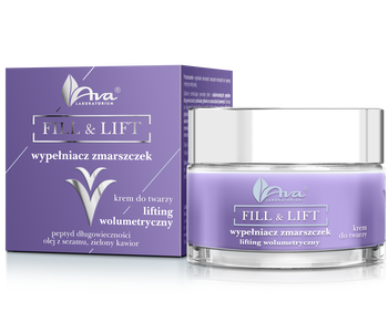 Ava Fill & Lift, krem do twarzy wypełniacz zmarszczek, 50 ml