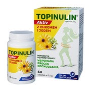 Topinulin Activ, tabletki z chromem i jodem, 50 szt.