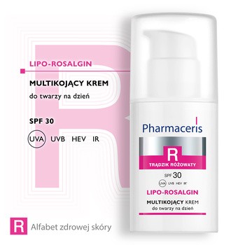 Pharmaceris R Lipo-Rosalgin, multikojący krem do twarzy na dzień SPF 30, 30 ml