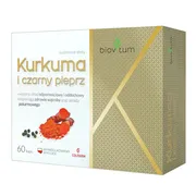 Biovitum Kurkuma i czarny pieprz, kapsułki, 60 szt.