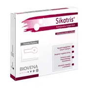 Sikatris, silikonowy plastrer na blizny, po mastopeksji, 17 cm x 7,6 cm, 5 szt.