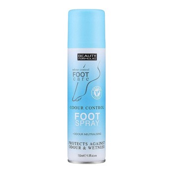 Beauty Formulas Kontrola zapachu, dezodorant do stóp, 150 ml