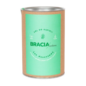 Bracia Mydlarze, sól do kąpieli ze spiruliną, Las deszczowy, 300 g