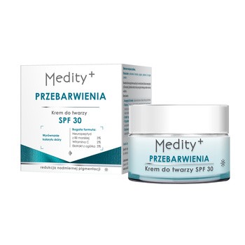 Medity+ Przebarwienia, krem do twarzy SPF 30, 50 ml