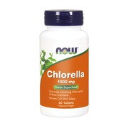 Now Foods, Chlorella, 1000 mg, tabl., 60 szt.