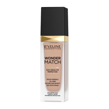 Eveline Cosmetics Wonder Match, luksusowy podkład do twarzy nr 15  w kolorze Natural, 30 ml