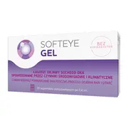 Softeye Gel, żel do oczu, 20 pojemników jednodawkowych x 0,4 ml