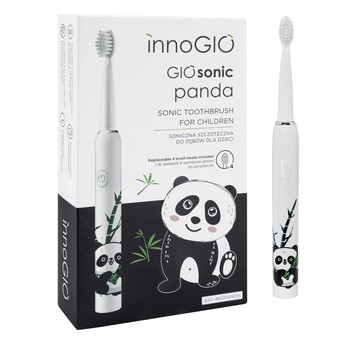 InoGIO, Soniczna szczoteczka dla dzieci GIOsonic Panda GIO-460 PANDA, 1 szt.