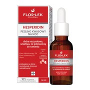 Flos-Lek Hesperidin, peeling kwasowy na noc, skóra naczynkowa, wrażliwa, ze skłonnością do rumienia, 30 ml