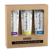 Zestaw odżywek do wysokiej porowatości Anwen, proteinowa orchidea + emolientowa róża + nawilżający bez, 3x100 ml