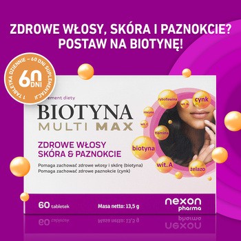 Biotyna Multi Max, tabletki, 60 szt.