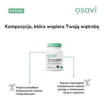 Osavi Ostropest plamisty, sylimaryna 100 mg, kapsułki,  60 szt.