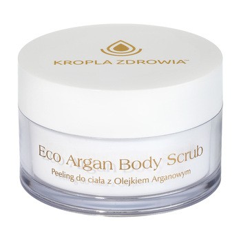 Kropla Zdrowia Eco Argan Body Scrub, peeling do ciała, 200 g