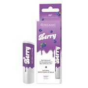 4Organic, naturalny wygładzający balsam do ust, Berry, 5 g