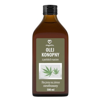 MyVita, olej konopny z polskich nasion, 500 ml