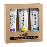 Anwen, zestaw 3 odżywek do niskiej porowatości, proteinowa zielona herbata + emolientowa akacja + nawilżający bez 3 x 100 ml