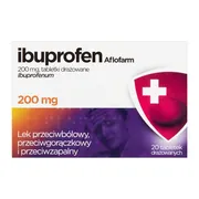 Ibuprofen Aflofarm, 200 mg, tabletki drażowane, 20 szt.