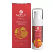 BasicLab Esteticus, emulsyjne serum 0,5% retinolu, 4% wit. C, CBD, koenzym Q10, 30 ml